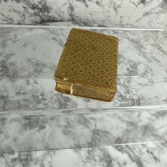 Vintage Helena Rubinstein Gold Tone Mirrored Compact Rhinestone Embellished - Picture 9 of 11